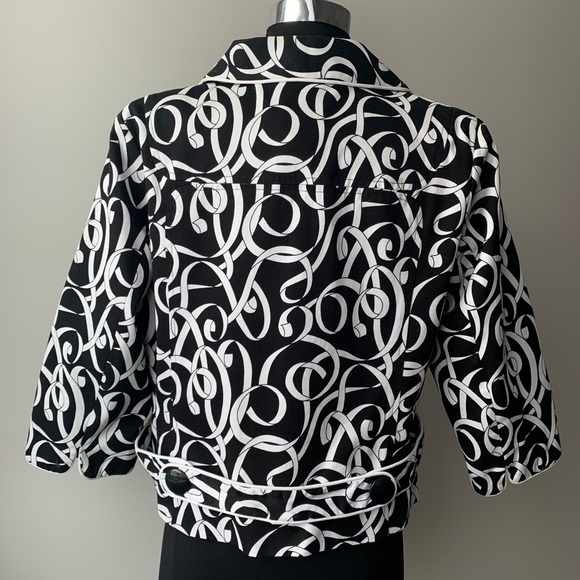 Alexandra Bartlett Black and White Jacket - Picture 2 of 5